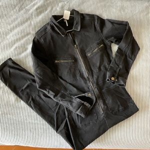 Free people denim jumpsuit